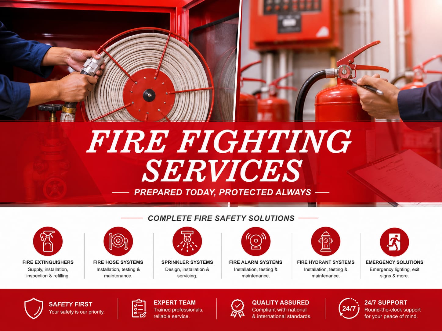 Professional Firefighting Services for Workplace Safety & Fire Protection