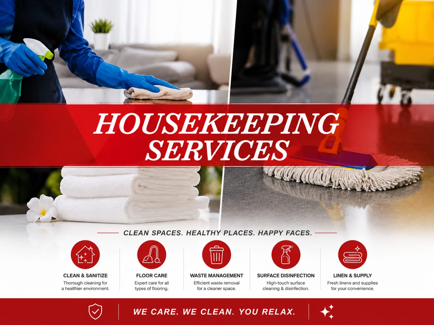 Professional Housekeeping Services for Clean, Safe & Hygienic Workspaces
